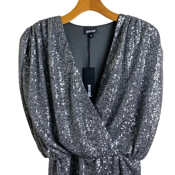 Just Cavalli NWT sequin Dress SZ6 (EU 42) - Picture 4 of 11